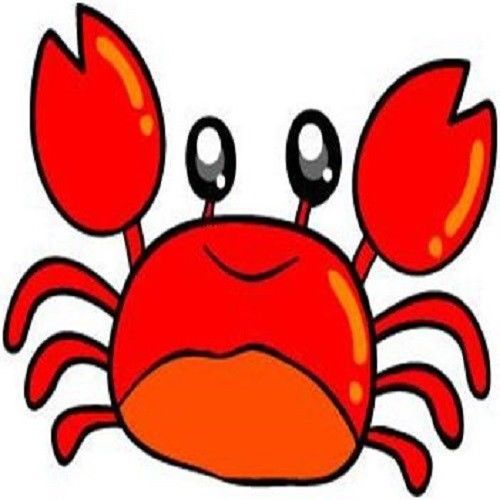 30 Custom Crab Personalized Address Labels
