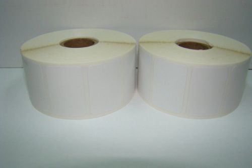 2 rolls of 1175 2.25x1.25 waterproof kimdura thermal zebra 2824 2844 labels for sale