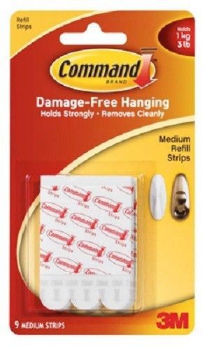3M Command, 72 Count, Medium Mounting Strips