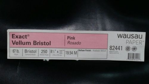 1000 sheets Pink Vellum Bristol #82441