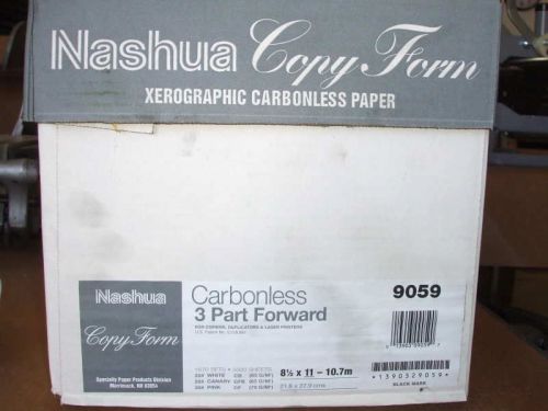 Nashua Carbonless 3 part Forward 8.5x11 Data Processing Forms