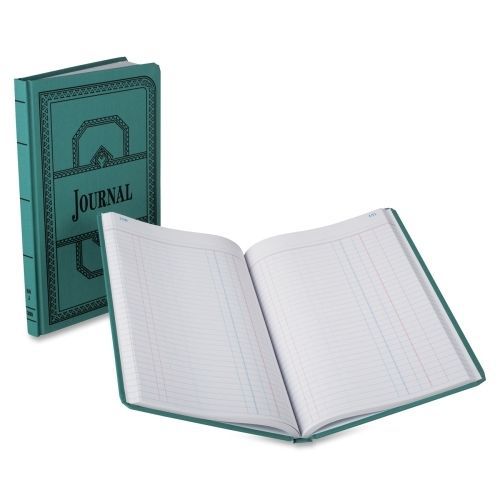 Boorum Blue Canvas Book, Journal-Ruled Printed Manual - 300 Pages