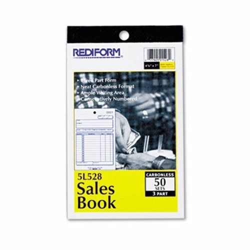 Rediform Sales Book, Carbonless Triplicate, 50 Sets per Book (RED5L528)