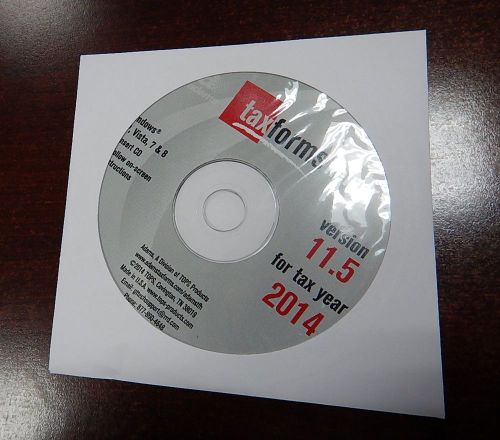 ADAMS HELPER CD SOFTWARE PROGRAM 2014 FOR W2 W-2 1099-MISC TAX FORMS LASER IRS