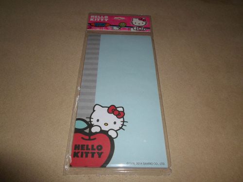 Blue 8&#034; X 4&#034; Sanrio Hello Kitty 60 Sheet Magnetic List Pad, NWT