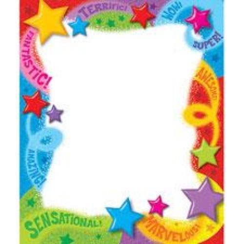 Trend Praise Words n Stars Note Pad Rectangle