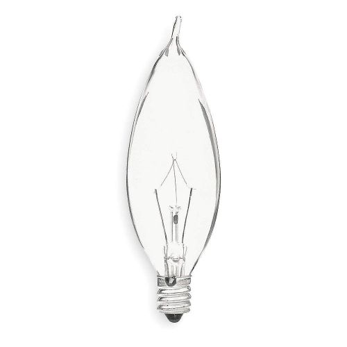 Incandescent Light Bulb, CA10,25W 25CAC