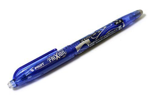 Pilot frixion erasable gel ink pen - 0.5 mm - blue for sale