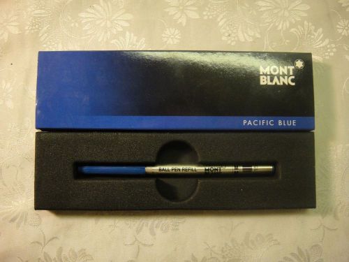Montblanc 105151 Ballpoint Pen Refill Pacific Blue M (medium)  Best by Dec. 2015