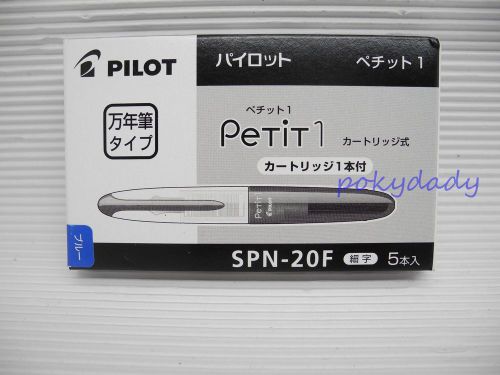 10pcs Pilot SPN-20F Petit fine nib Fountain pen Blue(Made in Japan)