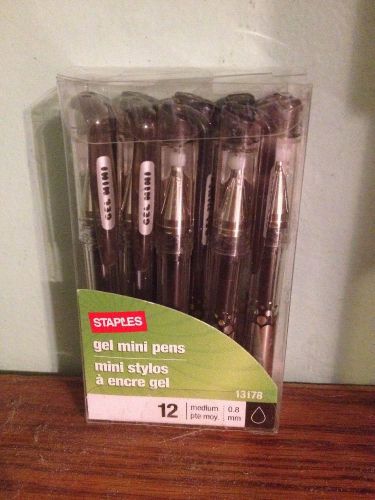 Staples Gel Mini Pens, 12 Pens Total. Cyber Week Sale!