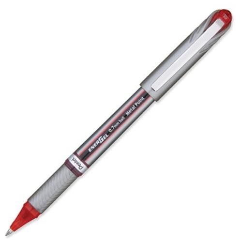 Pentel Energel Gel Pen - Medium Pen Point Type - Red Ink - 1 Each (BL27B)