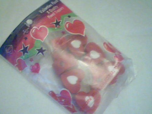 Valentine Pack 8 Pencil Toppers by Moon Products, Inc. NWOT