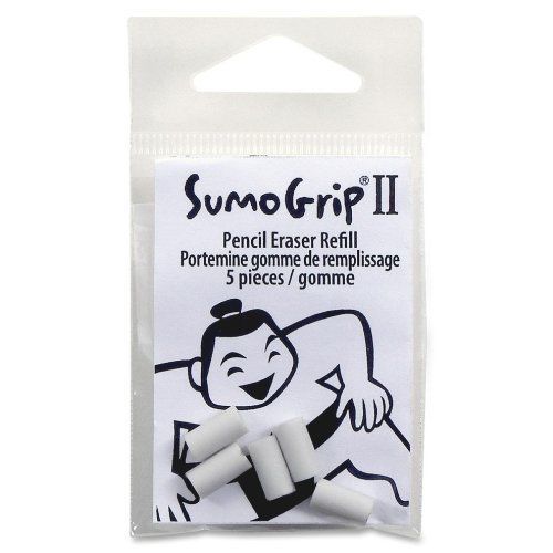 Sakura Of America Sumogrip Ii Eraser Refill - 5/pack - White (SAK50251)