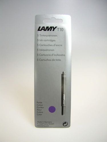 LAMY T10 Fountain pen Ink 5-pk Cartridge VIOLET