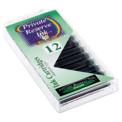 Private Reserve Ink Short International Ink Cartridges, Pack of 12 - Blue Suede