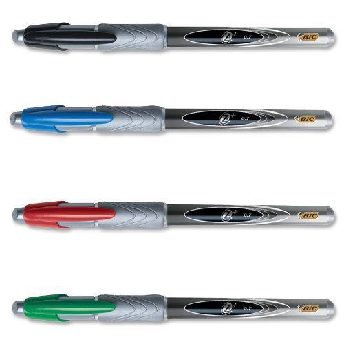 NEW BIC Z4+ Roller, 0.7mm, 4ct, Assorted (Z4CP41-Ast)