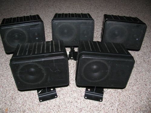 Lot of (5) quam fm 6x1/70 loudspeakers 0, 1.25w, 2.5w, 5w, 10w, 20w chicago for sale