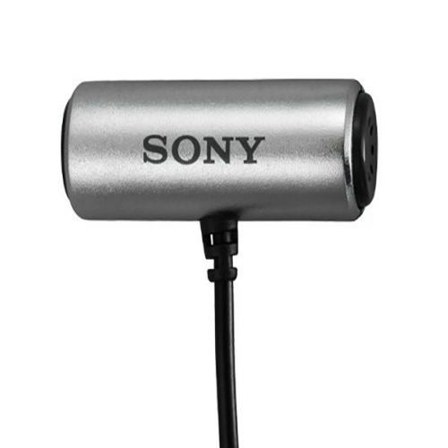 New genuine sony ecm-cs3 clip style condenser omnidirectional stereo microphon for sale