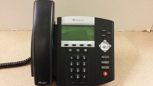 Telephone polycom soundpoint ip 450, ip450 office phone voip three-line sip for sale