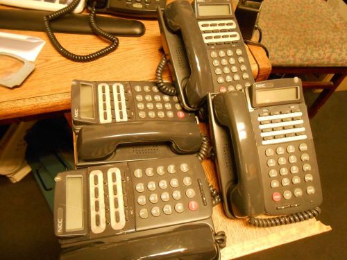 NEC lot of 5 Professional ETW-16DC-1(BK)TEL 730010 Office Display Speaker Phone