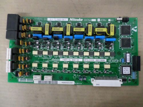 NEC NITSUKO DS2000 DX7NA-8ATRU-A1 8-Port Analog Trunk Card BOARD P/N 80011B T3-B