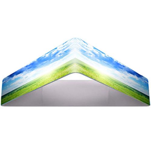 20ft Triangular Fabric Tension Display Hanging Sign