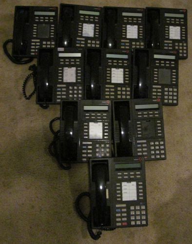 Lot of 10 Lucent 8410D Black Office Business Display Speaker-Phones