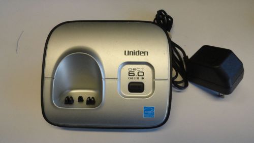 UNIDEN DECT 6.0- ANSWERING SYSTEM BASE W/adapter - Gray