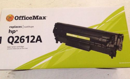 OfficeMax HP Replacement Laser Toner Cartridge Q2612A