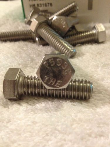50-hillman fastener stainless steel hex cap screws 7/16-14x1-1/2 msrp $131.00 for sale