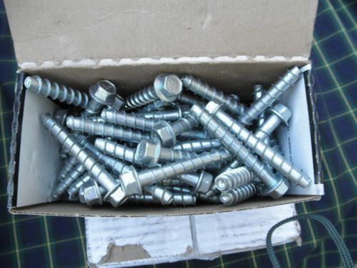 100 concrete bolts simpson strong tie titan hd  thd37300h 3/8 x 3&#034; for sale
