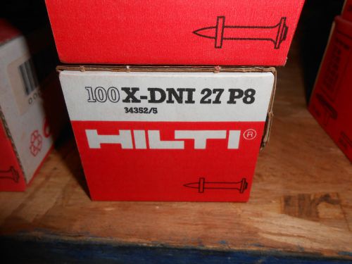 HILTI 100X-DNI27P8 SINGLE PIN FASTENER