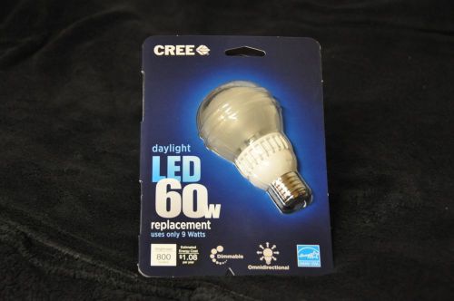 Cree 9-watt (60w) daylight 5000k led light bulb ba19-08050omf-12de26-1u100 60 w for sale