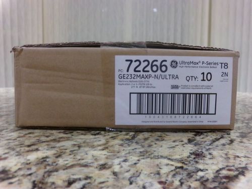 Case of 10 ge 232max-n/ultra t8 ballast for sale
