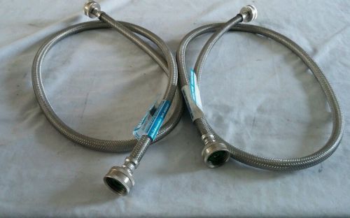 Lot of 12 new 9wm48 fluidmaster inc &#034;no-burst&#034; ea 3/4x48in washer hose for sale