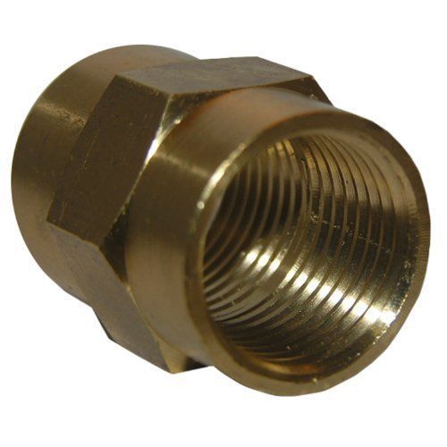 Lasco 17-9227 1/2-inch female pipe thread brass coupling for sale