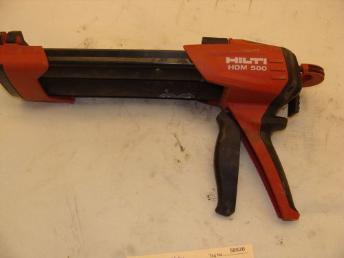 Hilti hdm 500 manual adhesive dispenser gun used for sale
