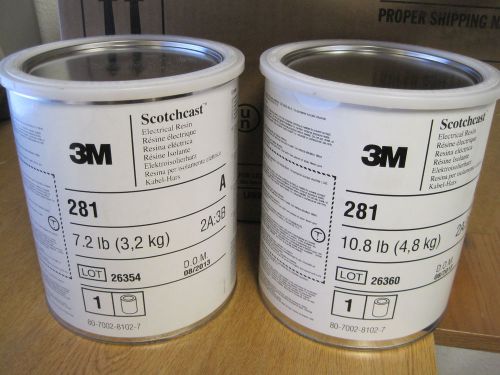 3M Scotchcast Electrical Resin 281  Color:Cream   1 Gallon  18 lb Kit