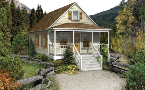 Steel Frame Cabin Kit - 1 Bedroom, 1 Bath, 684 sqft