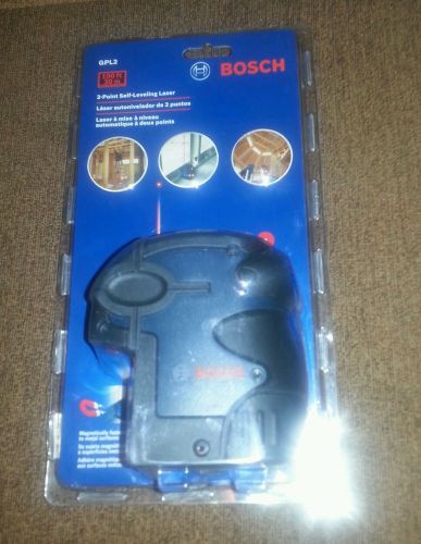 BOSCH 2 POINT SELF LEVELING LASER  GPL2 FACTORY SEALED