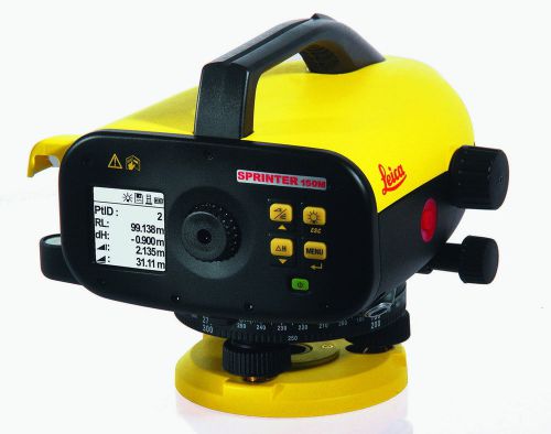 New leica sprinter 150m electronic level package for surveying 1 yr warranty for sale
