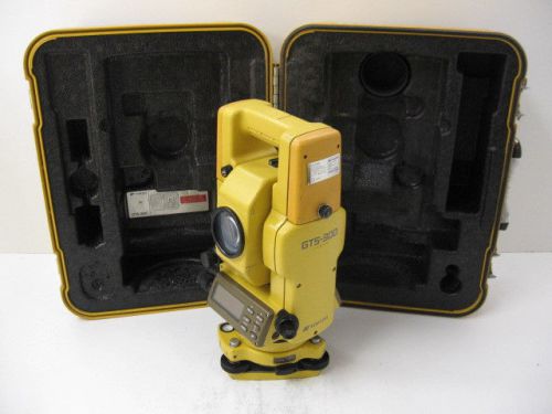TOPCON GTS-303 5&#034; TOTAL STATION FOR SURVEYING AND CONSTRUCTION 1 MONTH WARRANTY
