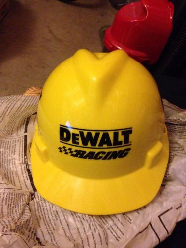 DeWalt Racing #17 Safety Hard Hat Yellow. New!