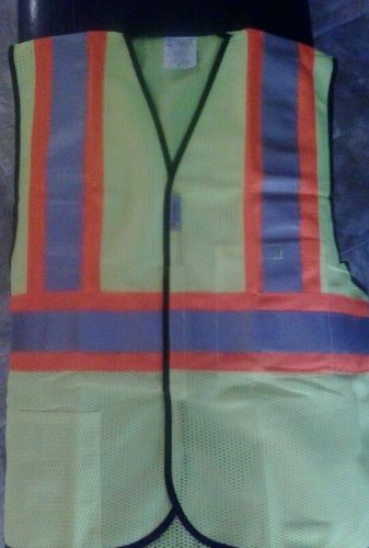 Safety Vest OccuNomix Xl Security Towing,Biking, Walking,Highway snow plowing