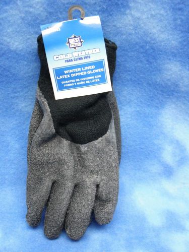 WEST CHESTER COLD WEATHER WINTER LINED LATEX DIPPED WORK GLOVES NEW W/TAGS LARGE