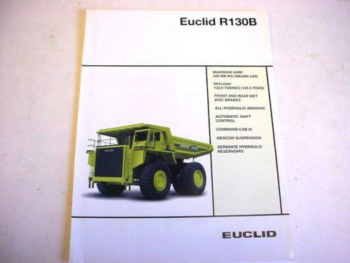 Euclid R130B Hauler Truck Color Literature