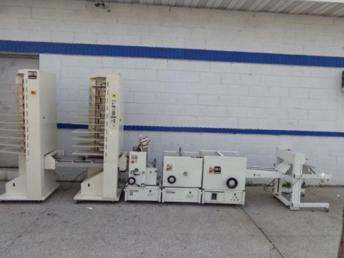CP BOURG COLLATORS, 2 /10 STATION AIR TOWER COLLATOR, STITCHER, TRIMMER....
