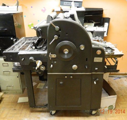 Ab dick 385 offset printing press $19.99 no reserve!!  runs for sale