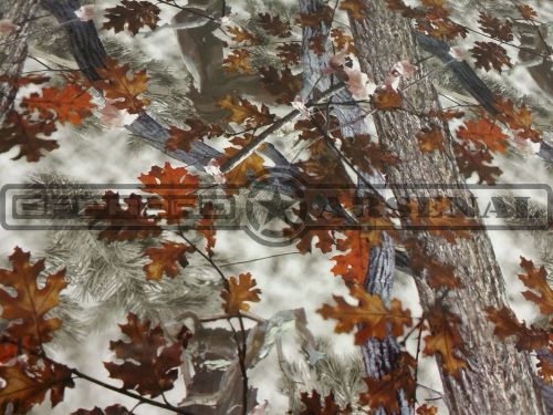 HYDROGRAPHIC WATER TRANSFER HYDRODIP HYDRODIPPING SNOW TREE CAMO CAMOUFLAGE